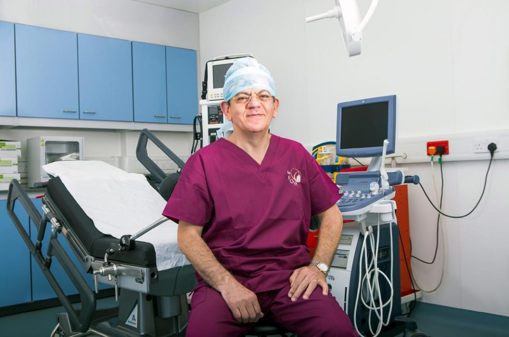 Dr Gorgy in the IVF Suite